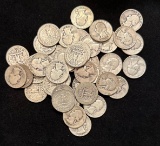 $10 Face Value (40) - 90% Silver Washington Quarters
