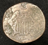 1871 Two Cent Piece, 