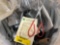 5 gallon bucket with tongs, staples, elbow and nozzle threaded, trailer hub and more