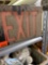 Exit sign