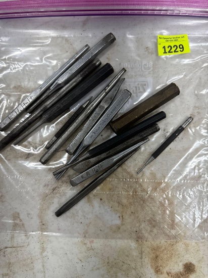 Pin punches various sizes