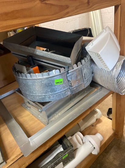 Flexible duct, Star collar, and other items