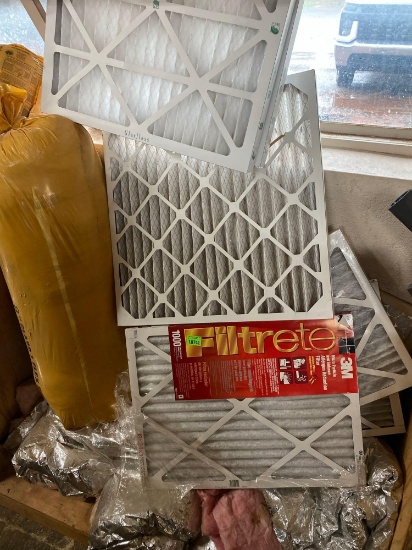 Air filters Misc Pieces of insulation Sizes in photos