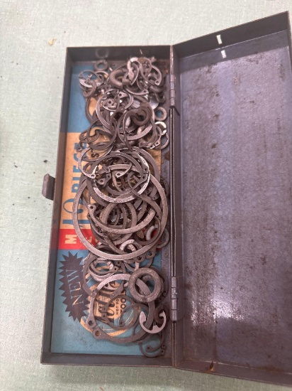 Retaining rings and Hex socket set screws