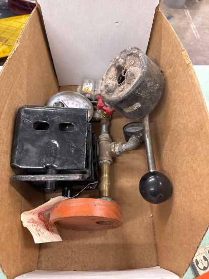Refrigerant gauges, batteries and other items