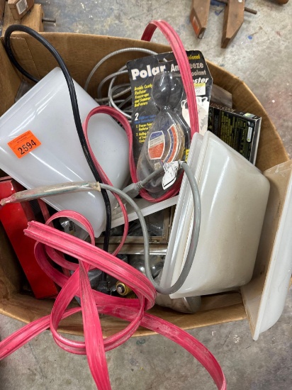 Heat tape, light fixtures, and light bulbs