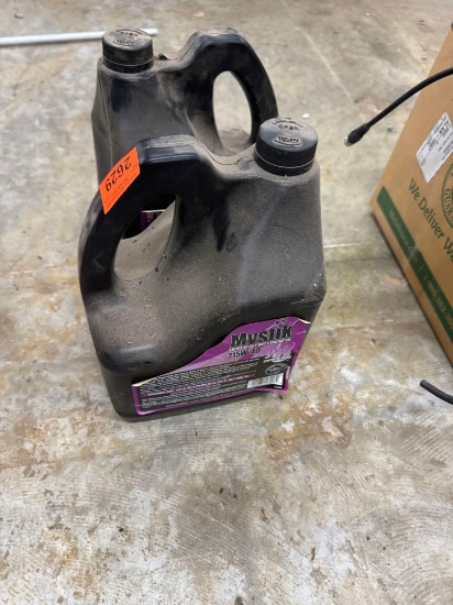 2 gallons of mystic 15W 40 2 times the money contents unknown