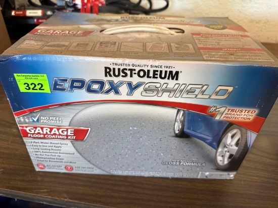 Garage floor coating kit