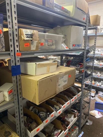 Metal shelves ONLY items not included 84H 48L 18W PICK UP DAY 2 AFTER 2 ONLY