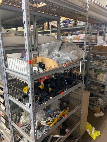 Metal shelves ONLY items not included 84H 36L 18W PICK UP DAY 2 AFTER 2 ONLY