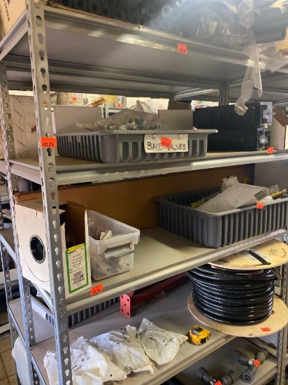 Metal shelves ONLY items not included 84H 48L 18W PICK UP DAY 2 AFTER 2 ONLY