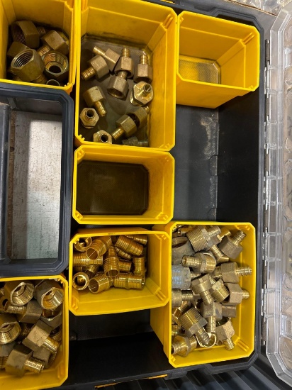 DeWalt case with brass fittings