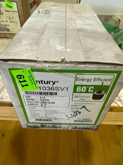 Condenser fan motor in box