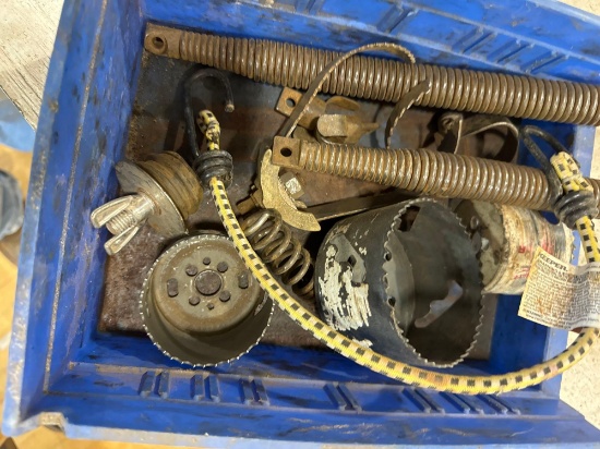 Hole saws and other various items