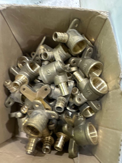 Box with brass/copper fittings