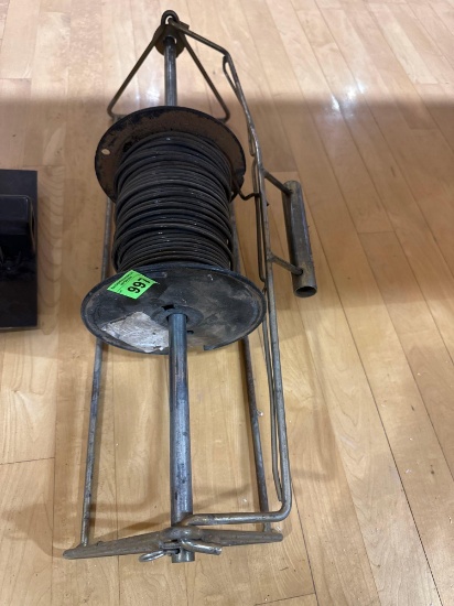 Various spool of wire and cable reel