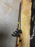Clamps with quick release grip
