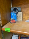 Misc items on shelf