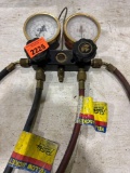 Yellow jacket refrigerant manifold gauge set