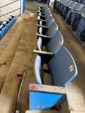 Gym bleachers must bring help to disassemble and load