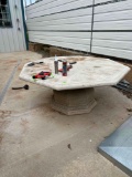 Large concrete table Measurements in photo MUST BRING HELP TO LOAD - THIS TABLE IS HEAVY