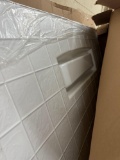 Possibly shower wall