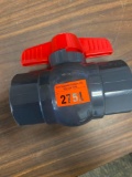 Plastic ball valve