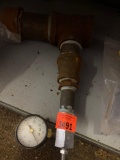 Test gauge for gas