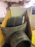 Fernco tap saddle, and fernco reducer
