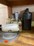 Pump up spray bottle, Engine oil, Spray paint, antifreeze