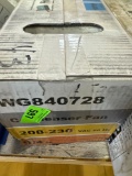 Condenser fan motor in box