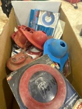 Box of misc toilet repair items