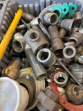 Various gas pipe fittings and other various items