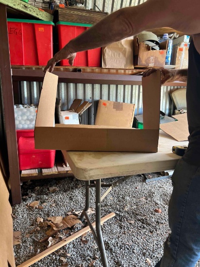Cardboard boxes