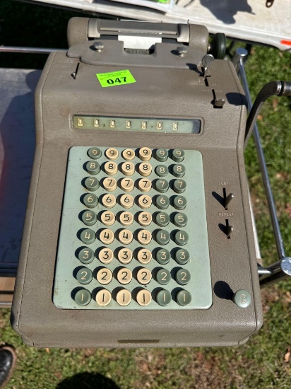 National adding machine Model number in photo Measurements in photos Must bring help to load