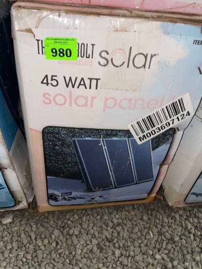 Thunderbolt Magnum Solar panel kit 45 watt Must bring help to load