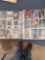 Basketball cards, three ring binder