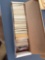 Baseball cards in a box