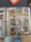Football cards and a three ring binder
