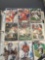 Football cards, Denver Broncos, and a three ring bi