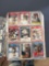 Hockey cards and a three ring binder