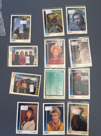 Country and westernsinger cards