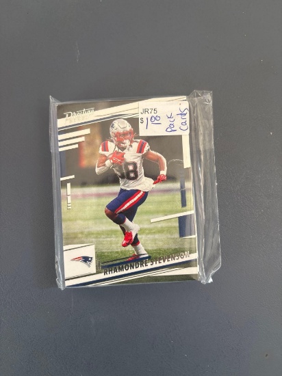 Packet of football cards