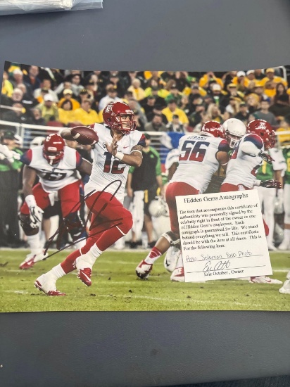 Signed photo s of Ano Solomon, Rakeem Christmas and Chucky Keaton