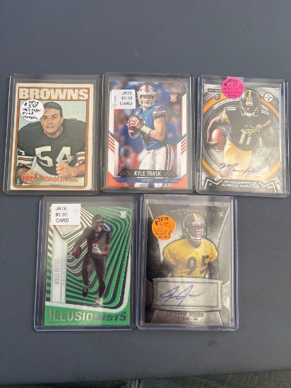Football cards five count
