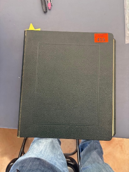 The national postage stamp album 1952 edition, no stamps in book
