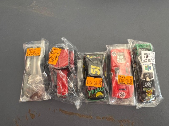 Scale model cars five count