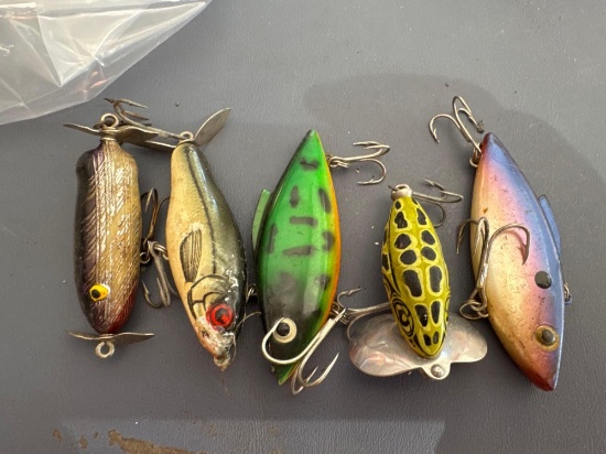 Fishing lures 5 count