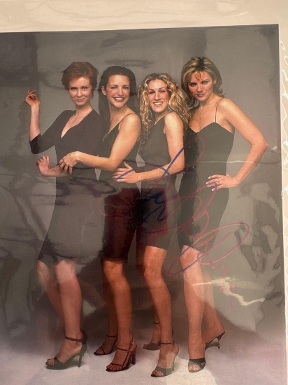 Celebrity signed photos of John Witherspoon, Jeff Daniels, Hugh Grant, Sarah Jessica Parker
