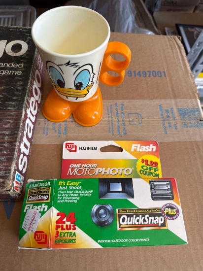 Stratego, Donald Duck cup, throw away camera